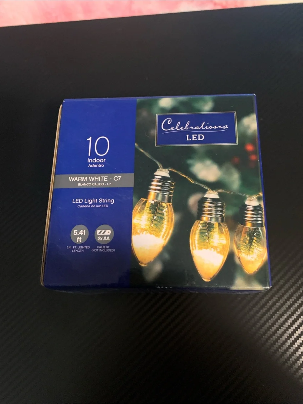 Celebrations LED Holiday Tree String Lights 5 ft